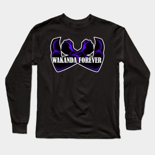 Wakanda Forever - The Panther King Long Sleeve T-Shirt